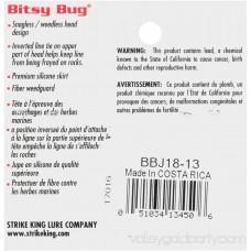 Strike King Bitsy Bug Jig, Pumpkin Crawfish 004587799